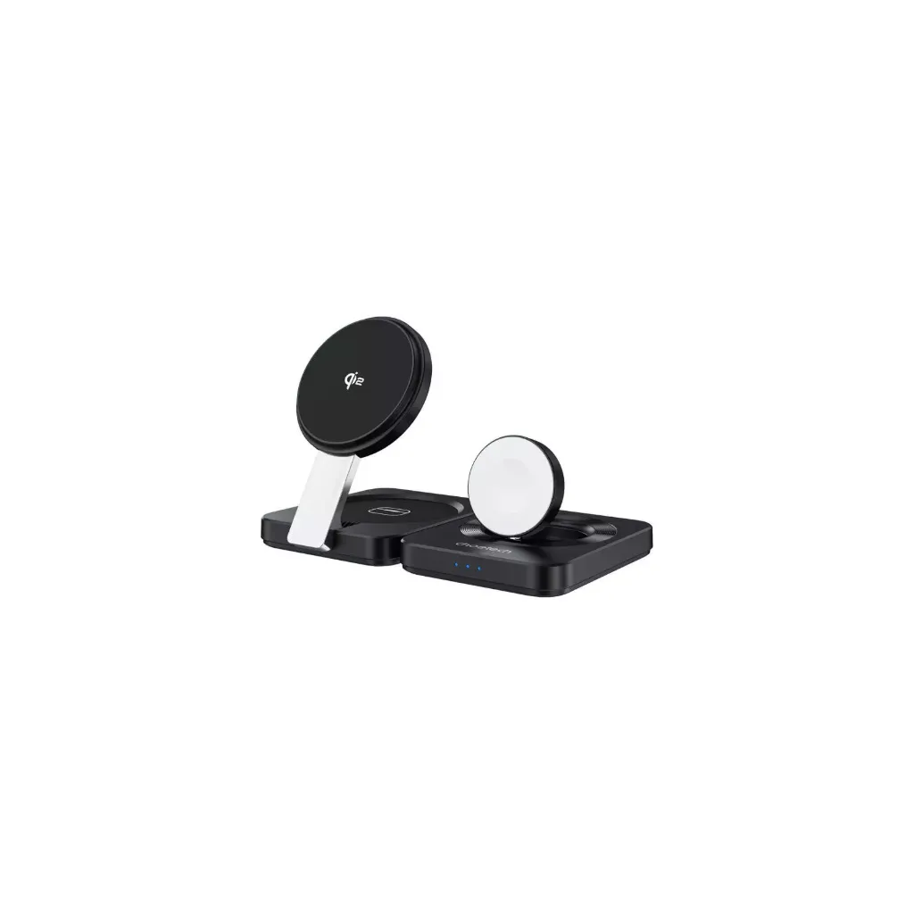 [T636-F-BK] 3 in 1 MagSafe foldable wireless charger